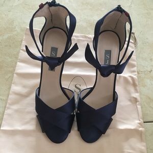 SJP Sarah Jessica Parker Buckingham Heels Sandals